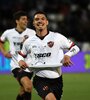 Tiago Banega festeja su gol en la noche mendocina (Fuente: Fotobaires)