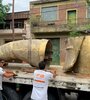 Las partes de la estatua ya llegaron para ser ensambladas en el Monumental