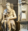 El Moisés, de Miguel Ángel, y una pregunta sobre el origen del trabajo de Freud sobre Moisés y la religión monoteísta. 