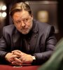 Russell Crowe semblantea a sus rivales, en la mesa de juego y en la vida.