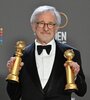 Steven Spielberg, uno de los grandes ganadores de la noche (Foto: AFP).