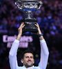 Djokovic levanta su décimo trofeo del Abierto de Australia. (Fuente: AFP)