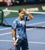 Máximo González, protagonista en el punto de dobles, no lo puede creer. (Fuente: Federación de Tenis de Finlandia)