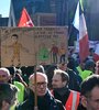 Protesta contra la reforma previsional en Lille, norte de Francia. (Fuente: AFP)