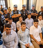 Los ocho jóvenes condenados por el homicidio de Fernando Báez Sosa. 