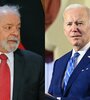 Lula y Biden mantendrán un encuentro este viernes en Washington. (Fuente: AFP)