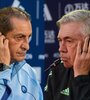 El riojano Ramón Díaz y el italiano Carlo Ancelotti, los DTs de la final.