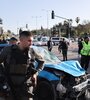 Policías israelíes en la escena del atentado del 10 de febrero. (Fuente: EFE)