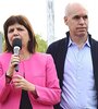 Patricia Bullrich y Horacio Rodríguez Larreta se cruzaron duramente en un encuentro virtual. (Fuente: NA)