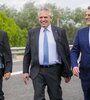 Axel Kicillof, Alberto Fernández y Sergio Massa.