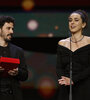 Leandro Koch y Paloma Schachmann en el Berlinale Palast. 