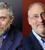Paul Krugman y Joseph Stiglitz, dos premio Nobel en economía.
