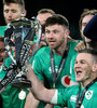 Además del título, Irlanda festejó el Grand Slam por ganar todos los partidos. (Fuente: AFP) (Fuente: AFP)