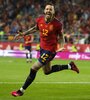 Joselu ingresó y anotó dos goles en un ratito para el triunfo español. (Fuente: EFE)