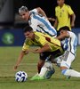 El Sub 20 argentino no pudo lograr su plaza mundialista en el Sudamericano. (Fuente: AFP)