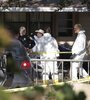 Peritos forenses trabajan en la escena de la masacre de Sutherland Springs. (Fuente: AFP)