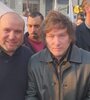 Maximiliano Patti junto el economista ultraderechista Javier Milei.