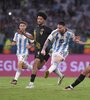 Messi anota el quinto gol frente a Curazao en Santiago del Estero. (Fuente: Télam)