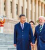 El presidente de China recibió a su par brasileñoen Beijing. (Fuente: Télam)