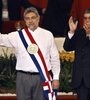  El 15 de agosto de 2008, Lugo juró el cargo.  (Fuente: EFE)