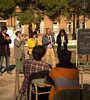 Clase pública en Plaza Sarmiento