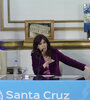 Alicia Kirchner, Cristina Kirchner y Gabriel Katopodis. (Fuente: Télam)