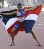 El medallista olímpico dominicano Luguelín Santos. (Fuente: Twitter)