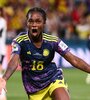 Linda Caicedo metió un gol de antología en el triunfo de Colombia sobre Alemania (Fuente: AFP)