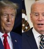 Joe Biden y Donald Trump están cabeza a cabeza. (Fuente: AFP)