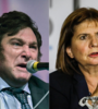 En campaña política, Javier Milei (AFP) y Patricia Bullrich (Leandro Teysseire) prometen ir a fondo con la desregulación laboral.