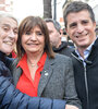Patricia Bullrich y su candidato en La Plata, Juan Pablo Allan. (Fuente: Twitter @jpallan)