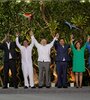 Presidentes y ministros amazónicos en la cumbre de Belem. (Fuente: EFE)