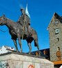 La estatua de Roca en Bariloche. 