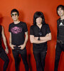 Marky Ramone junto a los músicos que lo acompañan en la Argentina. (Fuente: Télam)