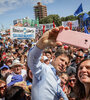 Axel Kicillof junto a Fernanda Raverta en Mar del Plata (Fuente: Florencia Ferioli)