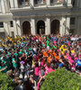 Representantes de toda la comunidad educacitva se manifestaron en la UNLP.