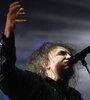 "Volveremos a vernos pronto”, aseguró Robert Smith al final del show. (Fuente: Pablo Añeli / Télam)