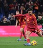 Dybala marcó el tanto con un penal (Fuente: Prensa Roma)