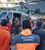 Cómo es el operativo de rescate de los cuerpos de los tres andinistas argentinos muertos en el cerro Marmolejo. Imagen: Prensa Ejército de Chile