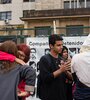 Acto de sobrevivientes y familiares frente a Comodoro Py. (Fuente: Verónica Bellomo)