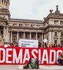 Demasiado, una intervención de Mujeres Públicas y el Foro Feminista contra el G20, 2018. (Fuente: Archivo Mujeres Públicas)