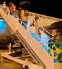 Brasileños-palestinos llegando a Brasil. (Fuente: Xinhua)