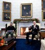 Zelenski y Biden se reuieron en la Casa Blanca. (Fuente: EFE)