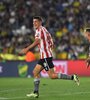 Guido Carrillo metió el gol del triunfo para Estudiantes. (Fuente: Télam)