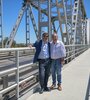 Carlos Bianco con el vicegobernador de Río Negro, Pedro Pesatti.