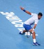 Novak Djokovic cedió tres sets en lo que va del Abierto de Australia (Fuente: AFP)