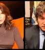 La entrevista entre la periodista y Milei se realizó vía zoom.