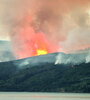 El fuego en Los Alerces lleva cinco días activo. (Fuente: AFP)