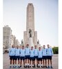 El equipo argentino posa en Rosario en la previa de la Davis. (Fuente: Prensa AAT)