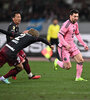 Lionel Messi vs Vissel Kobe. (Fuente: AFP)